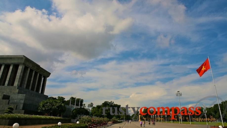 Ba Dinh Square and Ho Chi Minh's Mausoleum. Ho Chi...