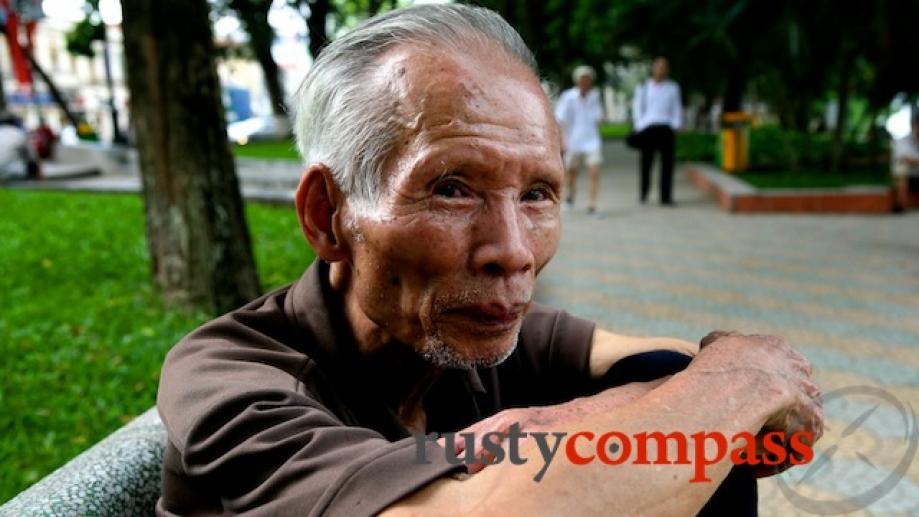 Around  Hoan Kiem Lake, Hanoi. Wonderful elderly characters come...