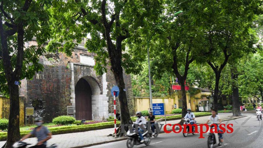 Tree lined Phan Dinh Phung St, is one of the...