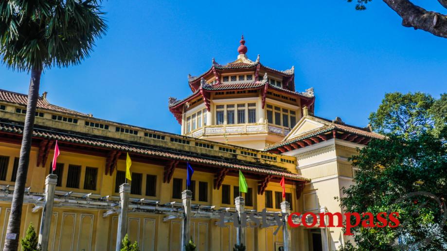 History Museum Saigon. The architecture mixes Eastern and Western styles....