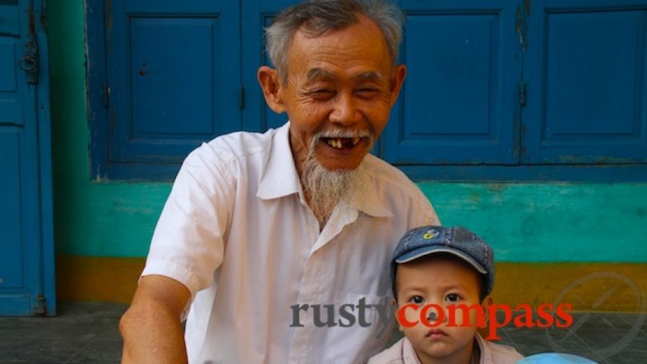 Proud grandad. Hoi An