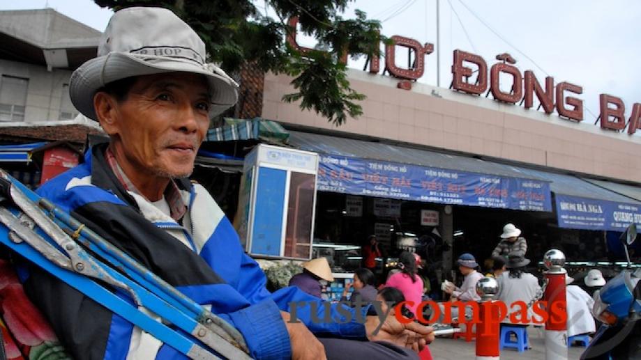 Dong Ba Market. This old South Vietnamese Army veteran has...