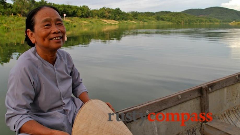 The boat ride to Gia Long's Tomb - the oldest...