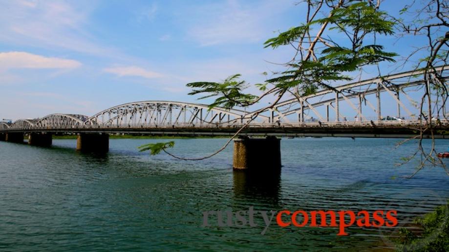 Trang Tien Bridge on the Perfume River is where our...