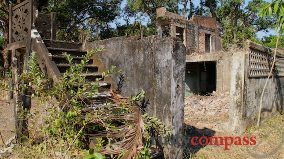 Stairs to nowhere. Kep