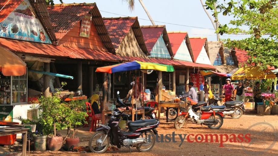 Kep crab market.