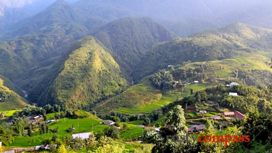 The view down to Cat Cat from Sapa