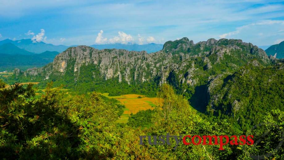 Viewpoint outside Vang Vieng, Laos