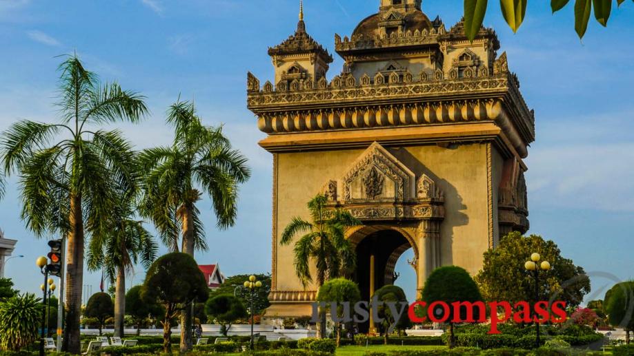 Patuxai Victory Monument, Vientiane, Laos