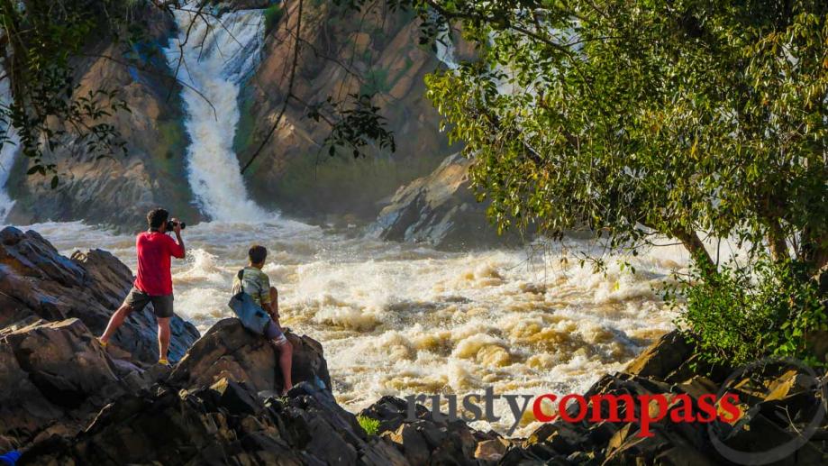 Mekong gets fierce at Khone Phapheng, Si Phan Dong, Laos