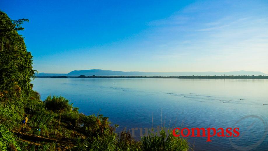 The Mekong River at Champasak, Laos