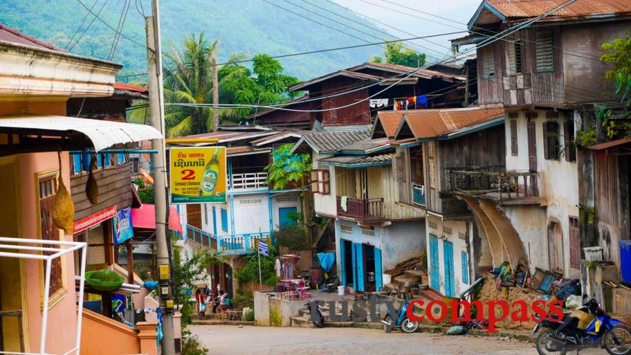 Muang Khua, near Vietnam's northern border is a base for...