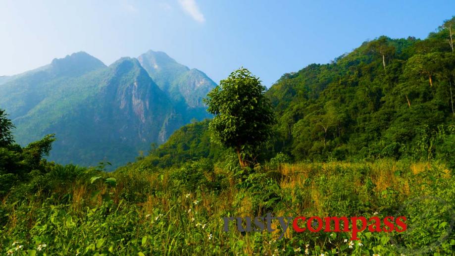 Up to the Nong Khiaw viewpoint, Laos