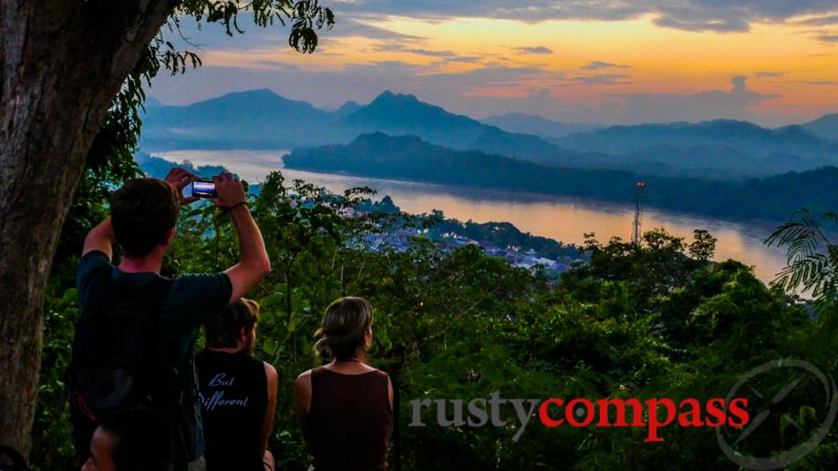 Mount Phou Si sunset, Luang Prabang