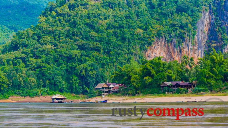 The Mekong at Pak Ou Caves, Luang Prabang