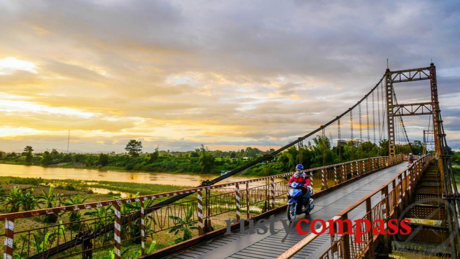 Crossing the Dakbla River, Kontum