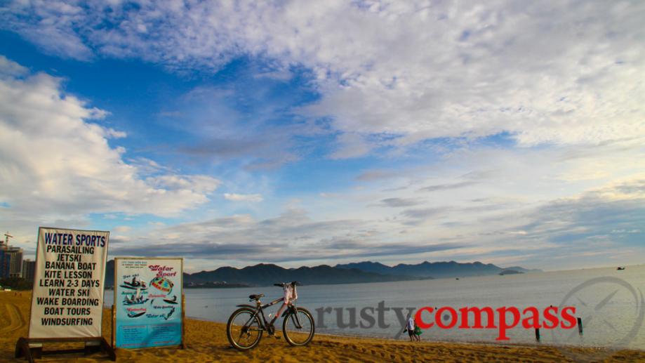 Early morning on Nha Trang beach.