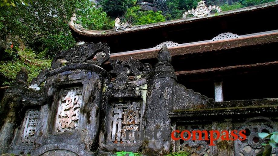 Bich Dong Pagoda is steeped in legend. Unfortunately ongoing renovations...