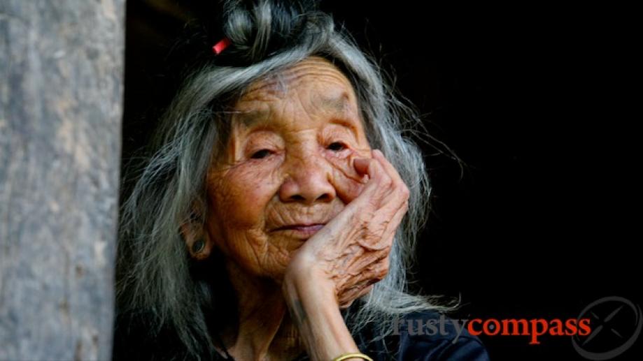 This woman at 108,  was the oldest person in the...