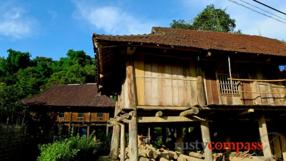 Classic Thai house on stilts.