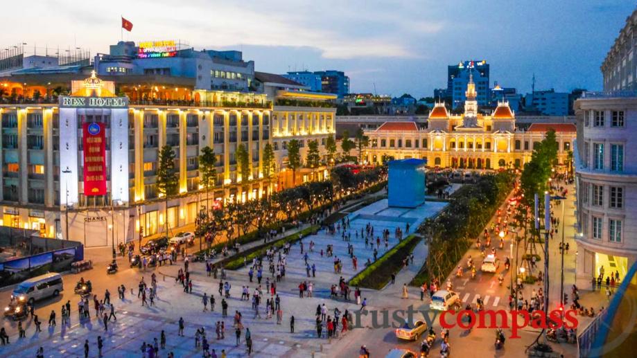 Saigon's new walking promenade opened on 29 April 2015.