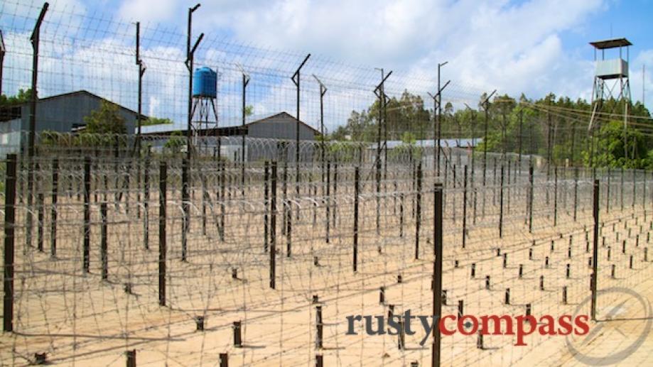 The former prison, largely rebuilt for tourism purposes, on Phu...