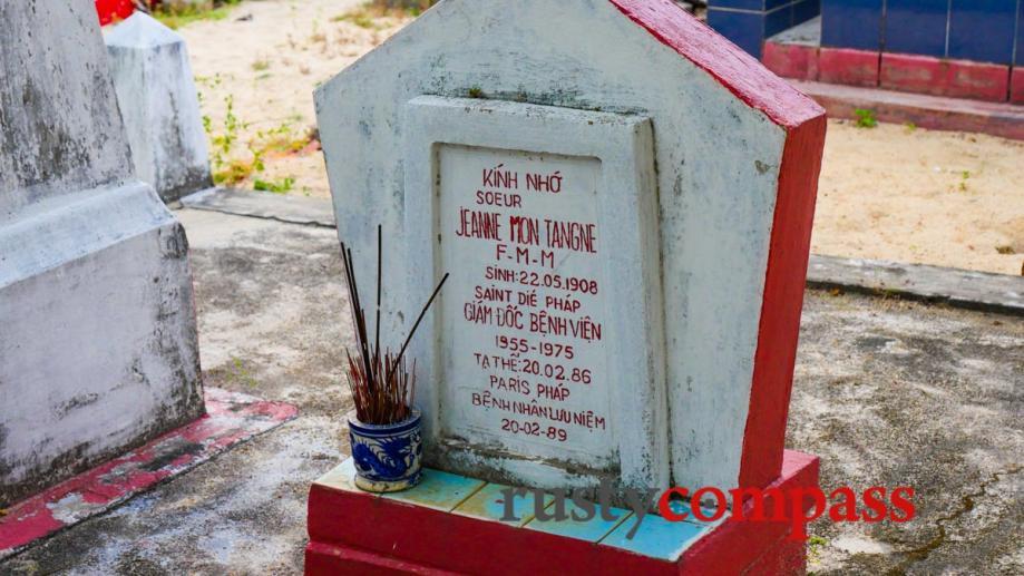 Memorial to the French Director of the Quy Hoa Hospital,...