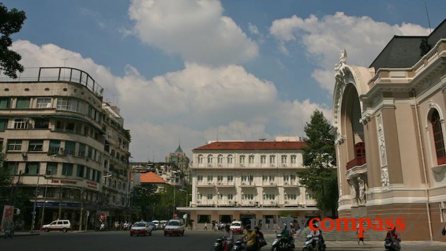 These three buildings have shared this square at the centre...