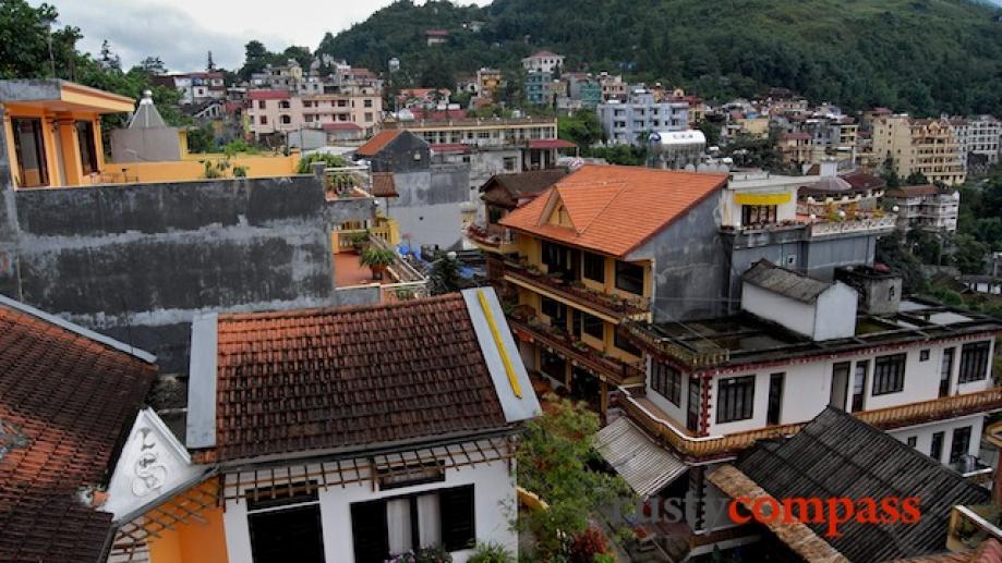 The new buildings of Sapa are mainly hotels