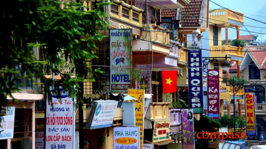 Sapa town. Development has been shambolic but the town still...