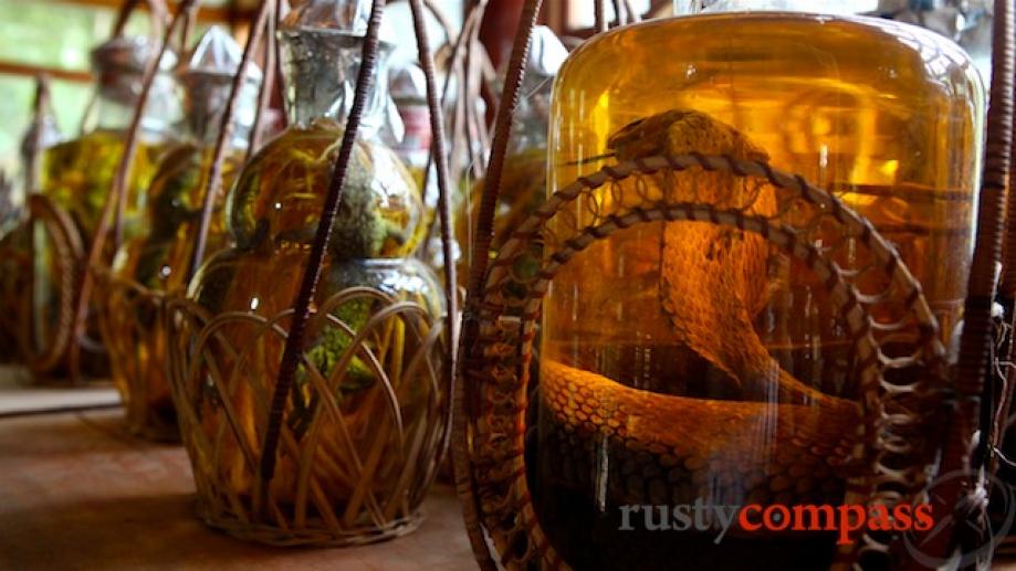 Abundant snake wine if sleep is eluding you at the...