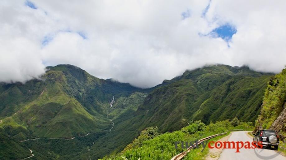 The view from Tram Ton pass - Vietnam's highest mountain...