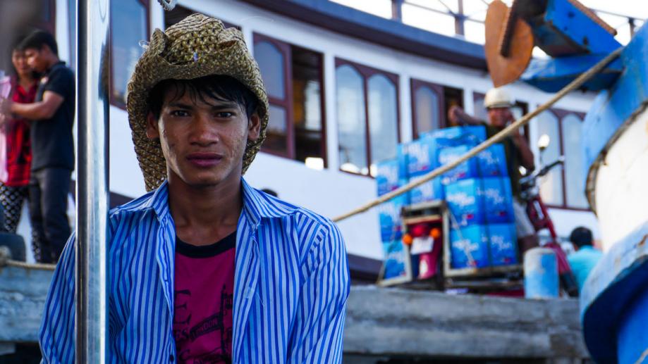 Boat man. Sihanoukville.