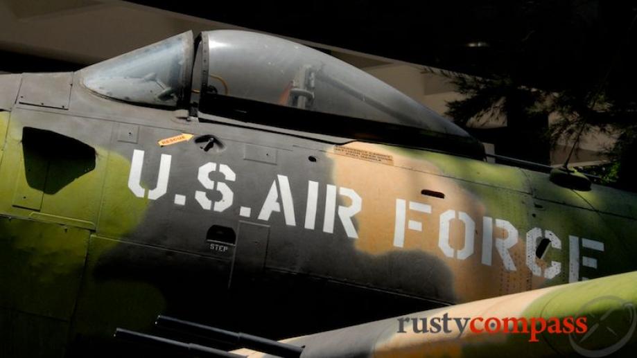 Former US Air Force plane. War Remnants Museum Ho Chi...