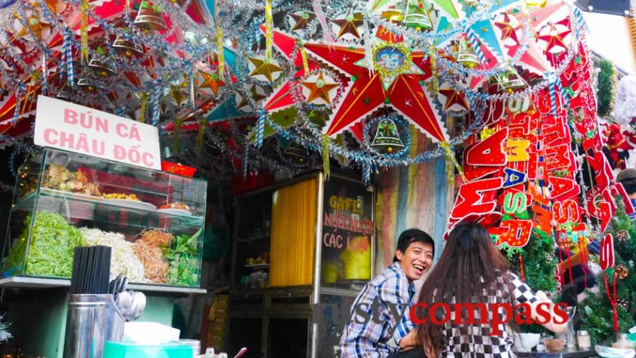 Saigon's street food Christmas