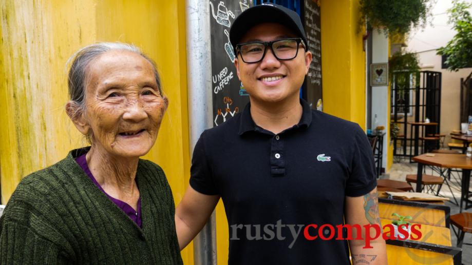 Grandma the landlord and the barista in Hoi An