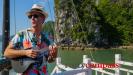 Ukulele fun on Halong Bay