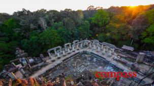 Getting away from the crowds at Angkor Wat