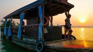 A sunset cruise on the Mekong, Phnom Penh