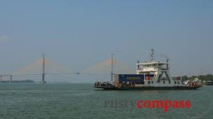 My last ride on the Mekong River ferry between Saigon and Phnom Penh