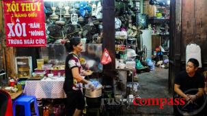 Exploring street food in Hanoi